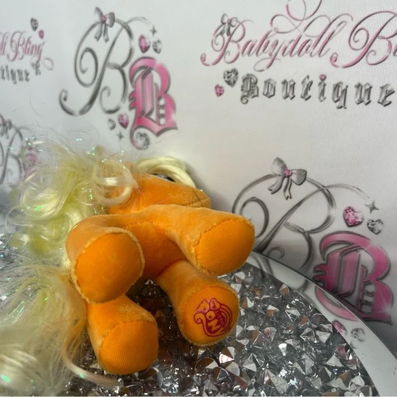 Ty my little pony orange apples sparkly yellow hair horse plush toy stuffie cute - Picture 5 of 6